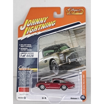 Johnny Lightning 1:64 Aston Martin DB5 1966 rossa rubina chiara